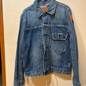 Levi’s Denim Slim Trucker Y2K Jacket cinch back - Size M